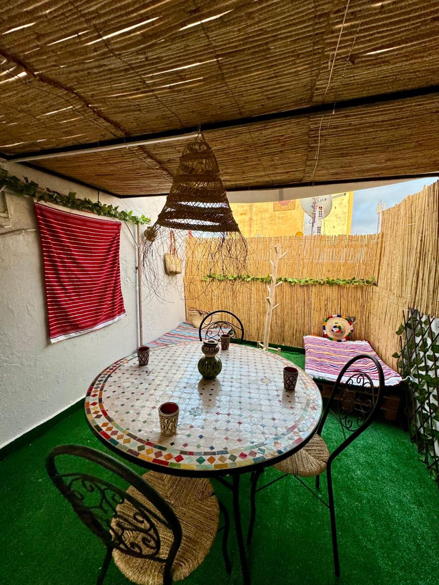 La Casa De Oussama With Traditional Private Terrace Rabat Exterior photo